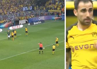 Paco Alcácer volvió a salvar al Dortmund en los descuentos