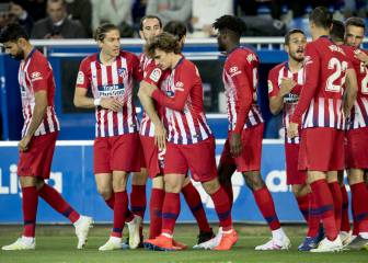 El Atleti se rehabilita con una goleada contra el Alavés