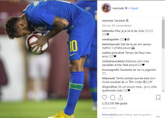 Neymar yearning to play football again