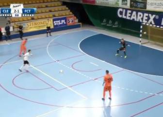 Taking the panenka penalty to another level...in futsal