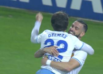 El Zaragoza arrolla al Nástic y acaricia la permanencia