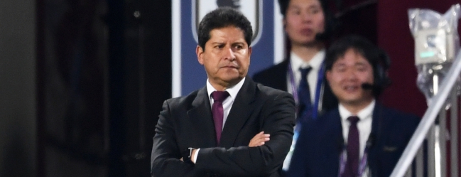 Eduardo Villegas, entrenador de Venezuela en la Copa América 2019