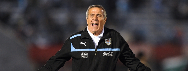 Washington Tabarez, entrenador de Uruguay en la Copa América 2019