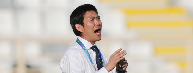 Hajime Moriyasu, entrenador de Japón en la Copa América 2019