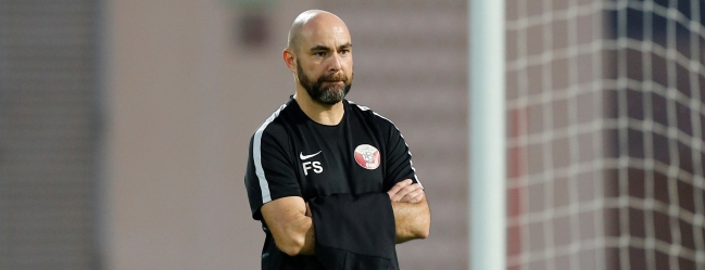 Félix Sánchez, entrenador de Qatar en la Copa América 2019