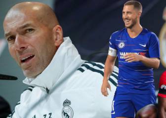 Tras Pogba... hoy Hazard: el mensaje de Zidane al crack del Chelsea