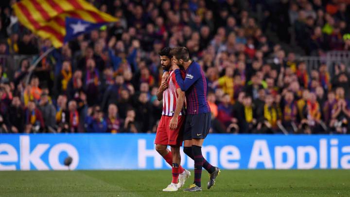 Diego Costa: Piqué's words to Atlético striker after red card
