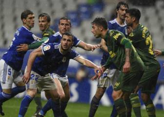 El Oviedo se deja empatar en el descuento y se aleja del Playoff