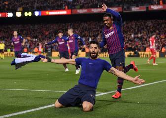 Suárez y Messi tumban a Oblak y sentencian la Liga para el Barça
