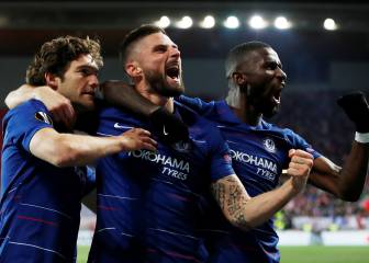 Marcos Alonso y Kepa salvan al Chelsea ante un buen Slavia