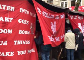 La afición del Liverpool responde a la posible marcha de Salah con este nuevo cántico