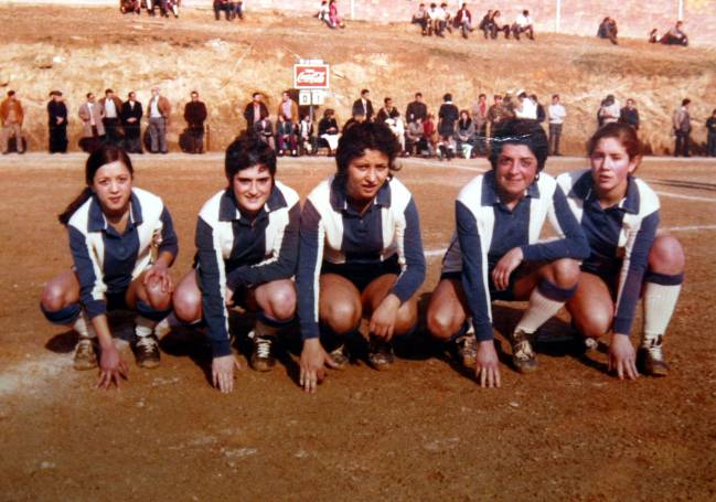 Jugadoras del Espanyol en los 70.