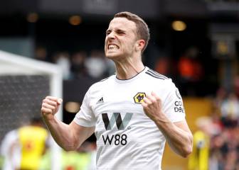 El exatlético Diogo Jota ya alcanza la decena de goles