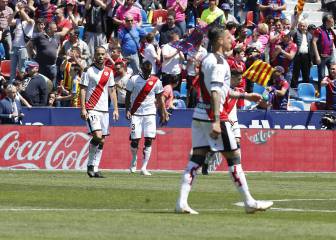 1X1 del Rayo: Álvaro y Guerra mejoraron al equipo, pero fue insuficiente