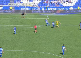 Maravillas de Segunda: no se pierdan la obra de arte del Cádiz en Riazor