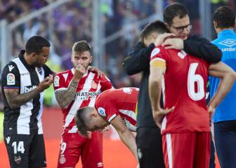 Girona: descenso tras una temporada en caída libre