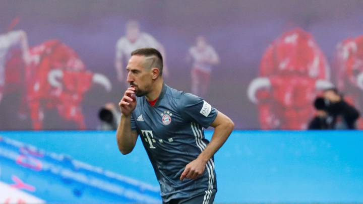 Franck Ribéry, jugador del Bayern de Múnich