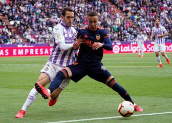 Los dos goles del investigado Valladolid-Valencia llegan tras dos pérdidas tontas