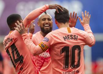 Messi salva el empate en la prueba del Barça para la final de Copa