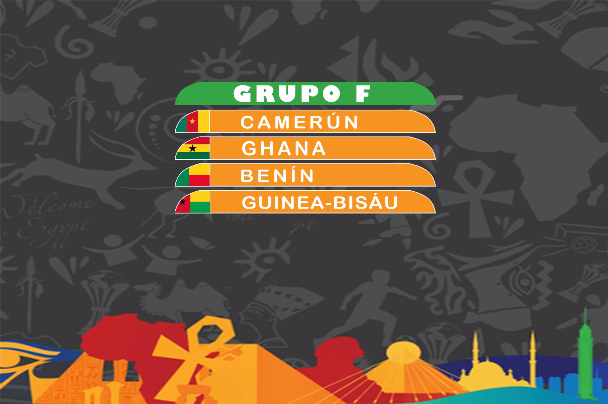 Grupo F: Camerún, Ghana, Benin y Guinea Bissau