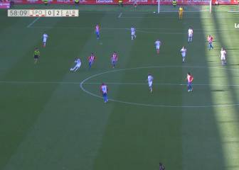 Acuña hace uno de los goles de la temporada... ¡desde 58 metros!