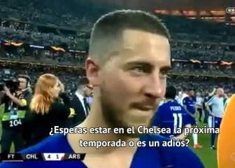 Los 5 segundos que delatan a Hazard: así reaccionó a la pregunta de su futuro