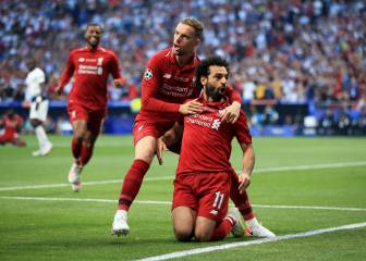 Salah marca el tercer gol más rápido en la historia de las finales