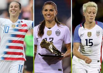 Las ocho centenarias de Estados Unidos: Morgan, Lloyd, Rapinoe...