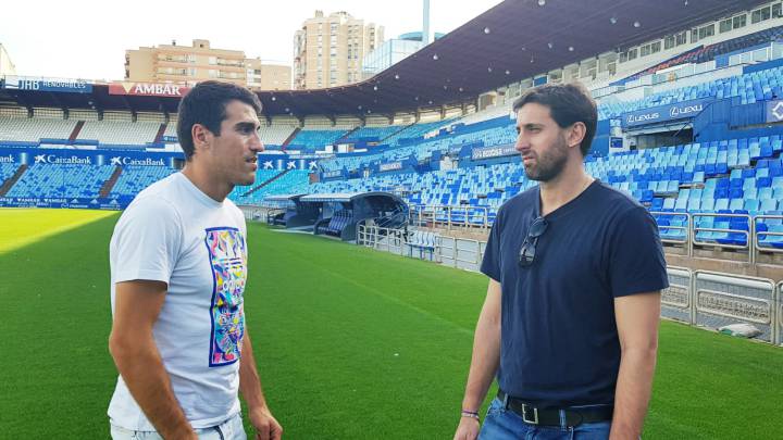 Diego Milito volvió a Zaragoza: "Este es un club de Primera"