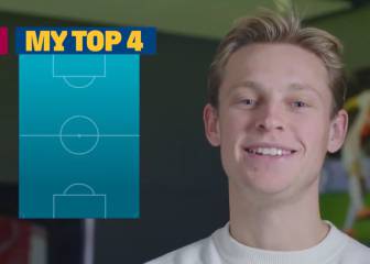 De Jong da su top 4 de futbolistas favoritos