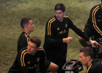 Thibaut Courtois actúa de confidente de Hazard