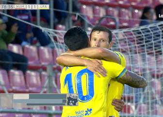 Tablas entre Numancia y Las Palmas en un partido sin alma