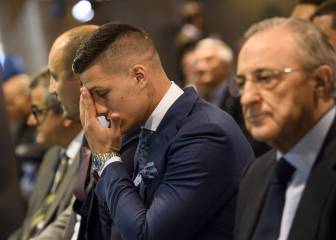 Lo que no se vio del día feliz de Jovic: de su fugaz discurso a la oleada de sudores fríos