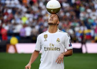 50,000 fans watch Eden Hazard presented at Real Madrid