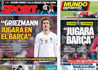 Portadas de Barcelona: tic, tac, Griezmann