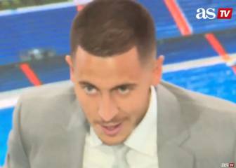 Las primeras palabras de Hazard fueron en castellano y desataron la locura en la grada