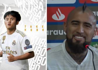 La reacción de Vidal cuando le preguntaron si han analizado al nuevo fichaje del Madrid, Kubo