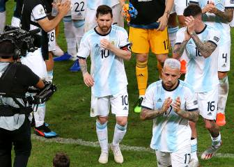 La derrota de Argentina ante Colombia en imágenes