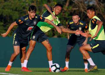 Primera práctica de Brasil en Salvador, Militao está listo