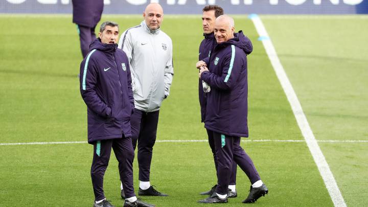 ERNESTO VALVERDE y el CUERPO TECNICO