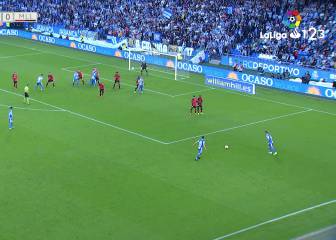 El golazo imperial de falta de Cartabia que hace soñar al Depor
