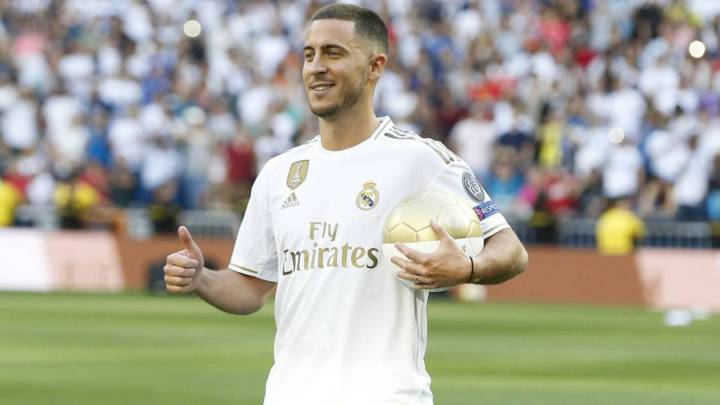 Hazard llega al real madrid