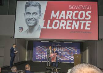 La presentación de Marcos Llorente en imágenes