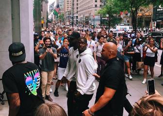 Pogba no habló del Madrid en un evento en Nueva York