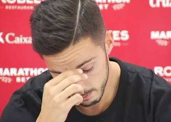 La emoción de un ex jugador del Sevilla en su despedida del club