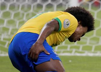 Willian, primera baja de Brasil para la final de Copa América