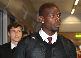 El United esconde a Pogba en la llegada 'devil' a Australia