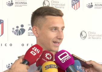 Las primeras palabras de Saponjic como atlético y en español