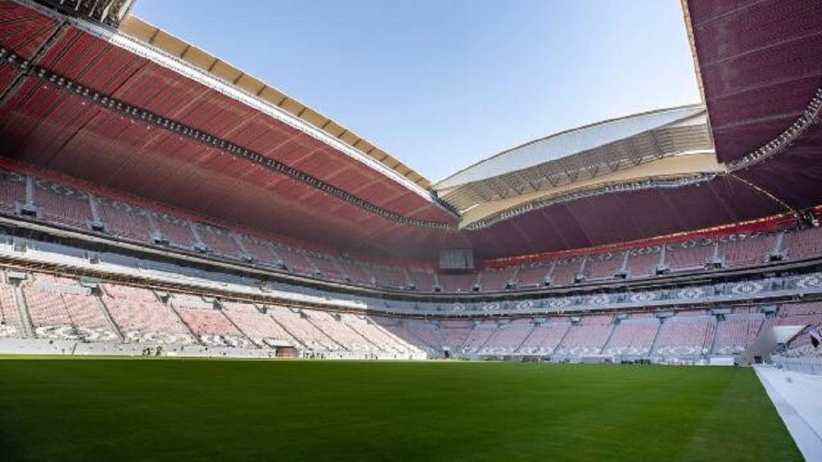 Al Bayt stadium roof complete for World Cup 2022 in Qatar ...