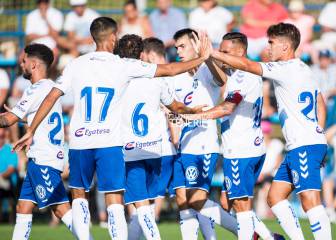 El excastillista Dani Gómez se estrena con gol en el Tenerife